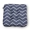 Classic Accessories 19x19x5" Square Seat Cushions, Navy Chevron, 2PK 62-119-015502-2PK - alternate 5